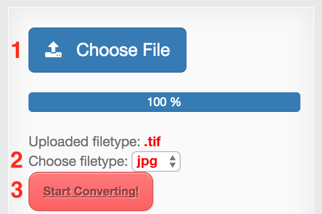 How to convert TIF files online to JPG
